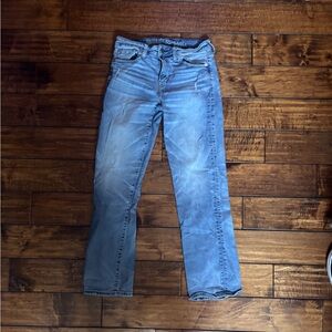 American Eagle Outfitters Light Blue Straight Leg Jeans